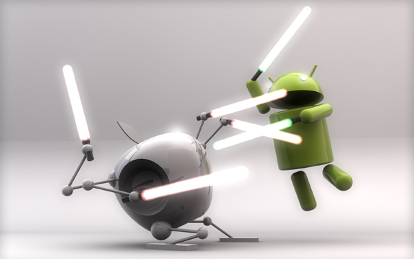 Android VS Apple Lightsaber 3