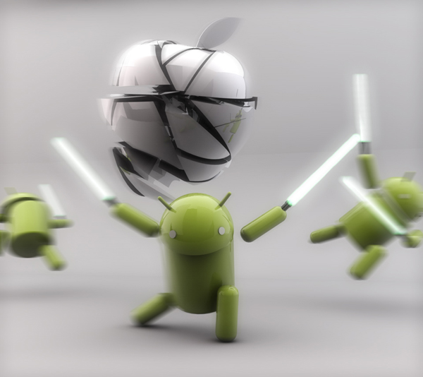 Android VS Apple Lightsaber 4