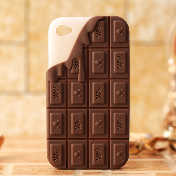 融化巧克力手机壳巧克力色