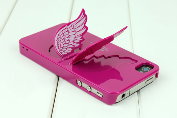 iPhone 翅膀手机壳粉红色