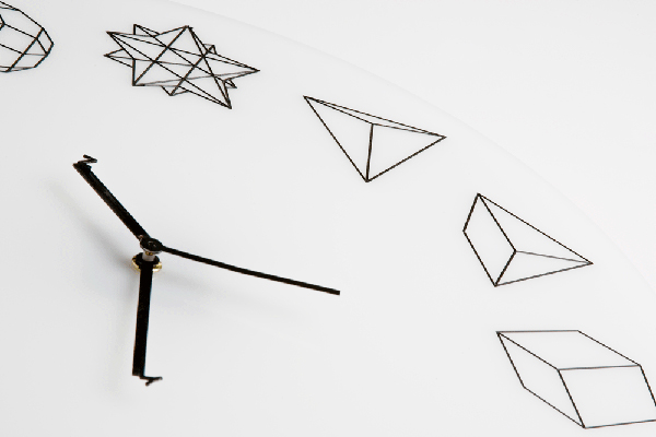 HO 几何表盘时钟