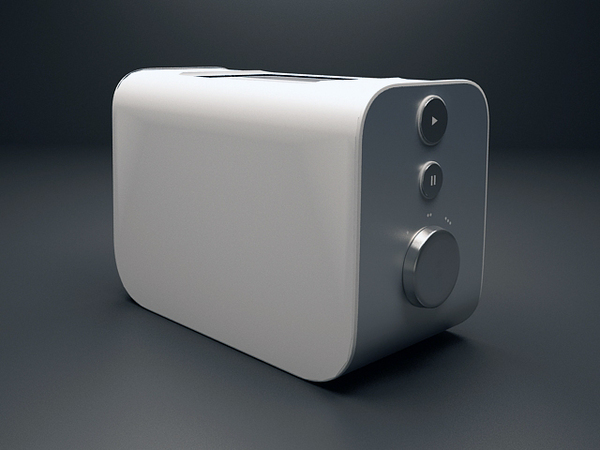 很有个性的一款烤面包机