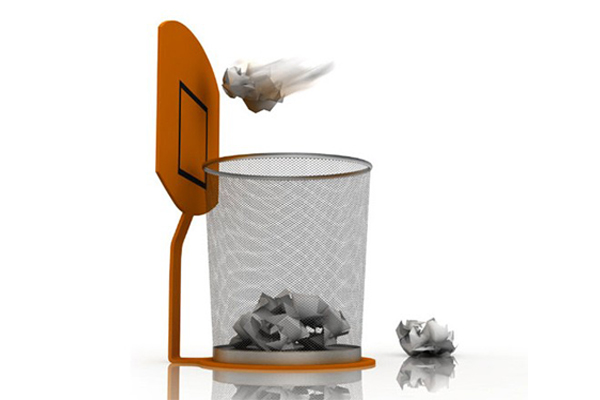 趣味篮筐式垃圾桶（二）