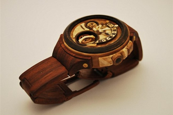 手工帝的全木雕刻手表（七）