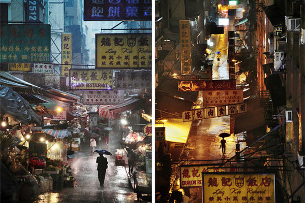 动人的雨中香港(四) 动人的雨中香港(四)