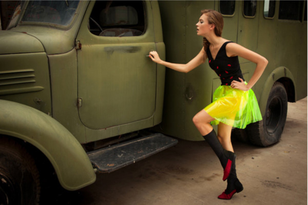 半透明倒置雨伞裙（三）