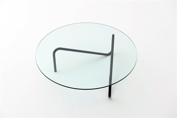 简约钢管玻璃桌（二）