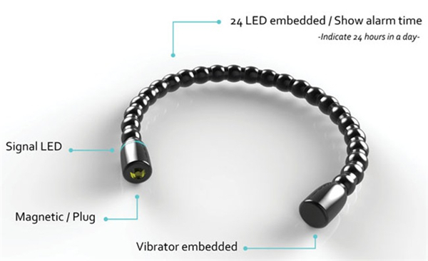 不会打扰到别人的手链闹钟（二）