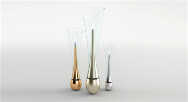 时尚不倒翁油灯设计