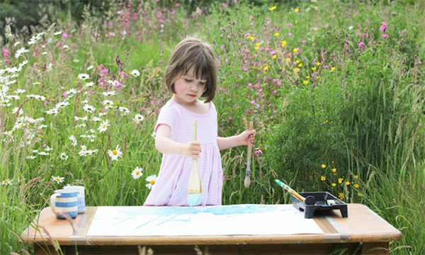 5岁自闭儿童的绘画和生活