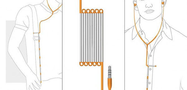 可折叠耳机线（四）