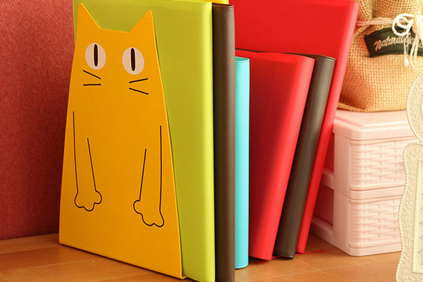卡通猫书挡书架（三）