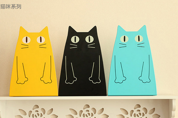 卡通猫书挡书架（四）