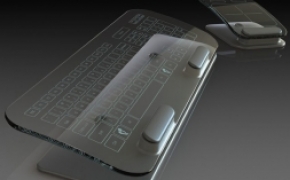 玻璃材料的多点触控键盘与鼠标
