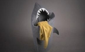 霸气外露的鲨鱼洗衣篮